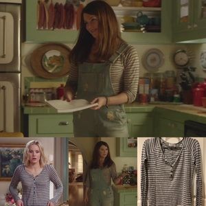 Frame henley. Aso Gilmore girls A Year in the Life & The Good Place Kristen bell